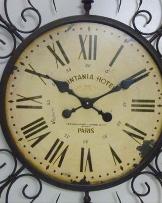 Orologio da parete in ferro battuto – diametro 97