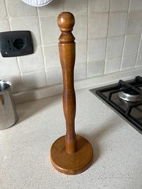 Portarotolo Scottex in legno