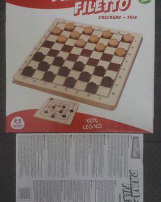 Dama + filetto 2 in 1 - legnoland