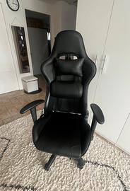 Sedia gaming in similpelle