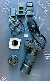 Sony Alpha 6400,obiettivi 16-50, 55-210 e accesori