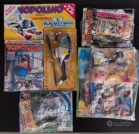 Set fumetti topolino con elicottero della polizia