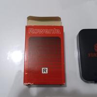 Accendino Rowenta scatola logo e scritta FIATAGRI