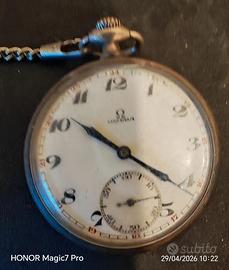 orologio tasca argento