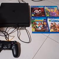 PlayStation 4 (PS4) Slim + 4 giochi