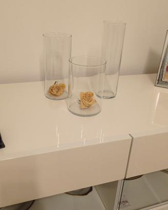 tre vasi vetro 10€