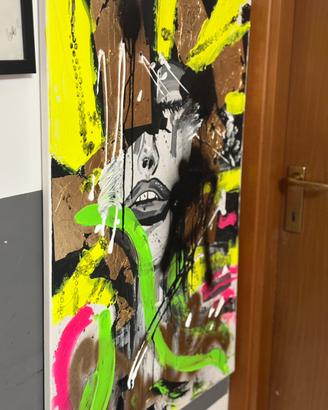Quadro arte contemporanea grandi dimensioni certif