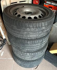 Cerchi 4 fori MITSUBISHI 15 in acciaio / ferro