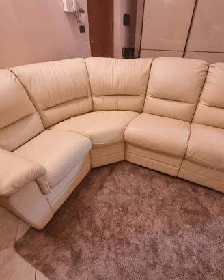 DIVANO DOIMO SOFAS PELLE PANNA comodo e robusto