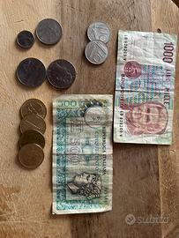 Lire in banconote e monete