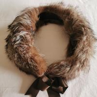 Scaldacollo in volpe argentata