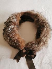 Scaldacollo in volpe argentata