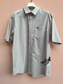 Camicia Grigia/Beige Quiksilver Uomo L