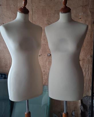 Coppia manichini Busto sartoriale