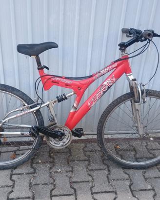 bicicletta bi ammortizzata raggio 26