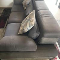 Divano Poltronesofa’ Baricella 4 posti + Pouf