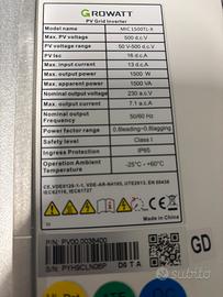 Inpianto fotovoltaico