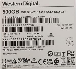 SSD WD Blue 500GB SATA