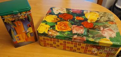 Scatole in latta vintage