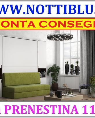 Letto a Scomparsa BINGO 2p con DIVANO CONTENITORE