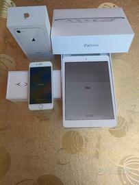 iPhone 8 64GB + iPad mini 2 16GB silver
