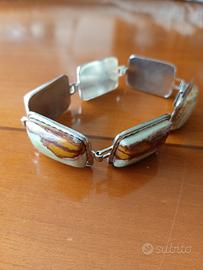 Bracciale vintage con pietre dure 