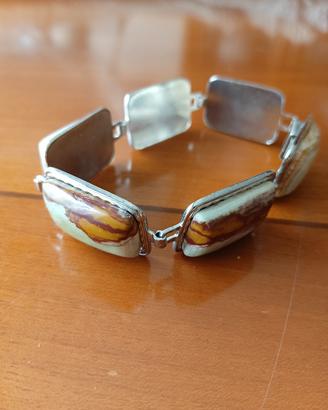 Bracciale vintage con pietre dure 