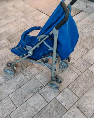 Passeggino leggero CAM Flip blu - pieghevole