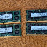 RAM per portatili - 1x4GB - 4x2GB - 1x1GB