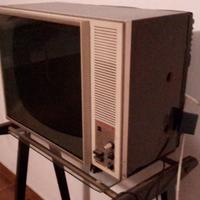 Televisore anni 50 completo del suo tavolino