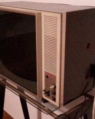 Televisore anni 50 completo del suo tavolino