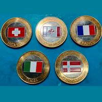 Medaglie da collezione Nazioni