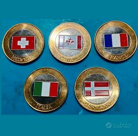 Medaglie da collezione Nazioni