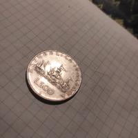 moneta originale in argento 