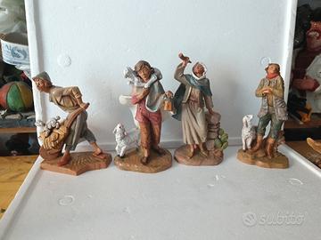 Pastori presepe Fontanini 18 euro al pezzo 