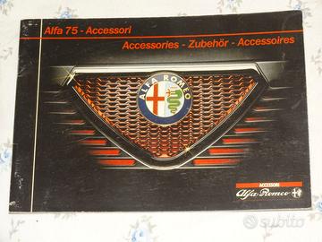 ALLEGATO LIBRETTO ACCESSORI ALFA 75