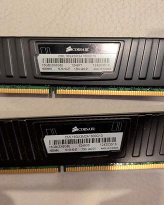 Corsair Vengeance LP DDR3 kit dual Channel 16GB  