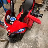 Moto elettrica manca la batteria.