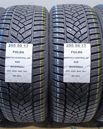 4 GOMME 205 50 17 FULDA INV RIF4213