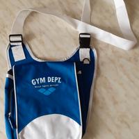Borsa Tracolla uomo Arena blu azzurro multitasche
