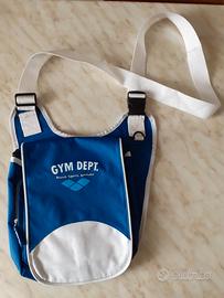 Borsa Tracolla uomo Arena blu azzurro multitasche
