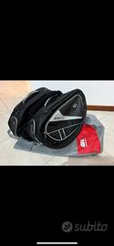 2 borse laterali moto Silver Bag