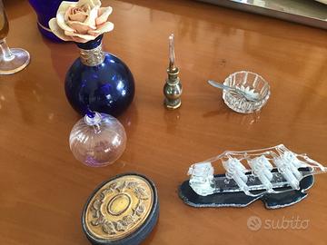 Oggetti in vetro Murano e onice da collezione