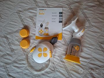 Tiralatte Medela Solo + Biberon Medela Calma