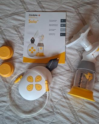 Tiralatte Medela Solo + Biberon Medela Calma