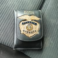 portafoglio guardia giurata 