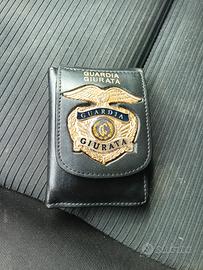 portafoglio guardia giurata 