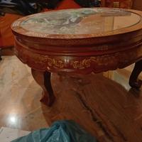 Tavolino soggiorno con rilievi e cassettini