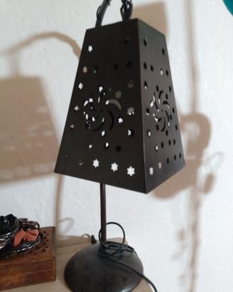 coppia lampade in metallo 