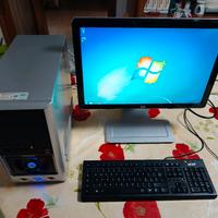 POSTAZIONE PC FISSO + MONITOR + TASTIERA E MOUSE 